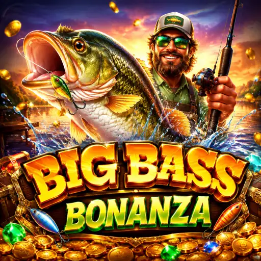 Big Bass Bonanza, slot de pesca com pescador e iscas